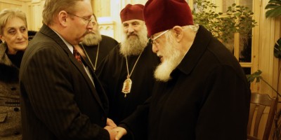 Patriarch Ilia and John M. Simmons