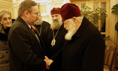 Patriarch Ilia and John M. Simmons
